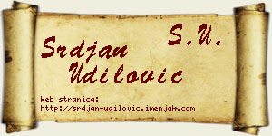 Srđan Udilović vizit kartica